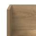 Estantes de pared 2 uds madera roble artisan 100x16,5x16,5 cm