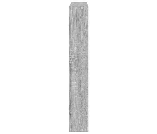 Estantería de pared madera ingeniería gris Sonoma 43x9x60 cm