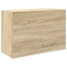 Mueble de pared baño madera ingeniería roble Sonoma 60x25x40 cm