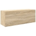 Mueble de pared baño madera ingeniería roble Sonoma 80x25x30 cm