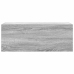 Armario de pared baño madera ingeniería gris Sonoma 80x25x30 cm