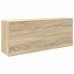 Mueble de pared baño madera ingeniería roble sonoma 100x25x40cm