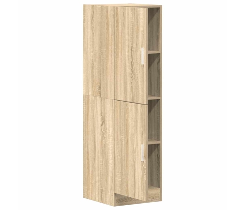 Mueble de cocina madera ingeniería roble Sonoma 38x41,5x131,5cm