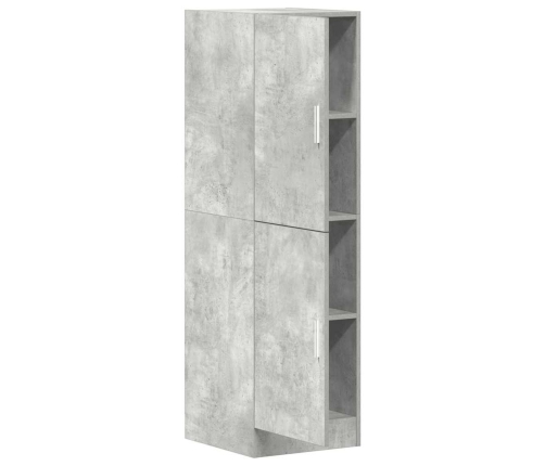 Mueble cocina madera ingeniería gris hormigón 38x41,5x131,5 cm