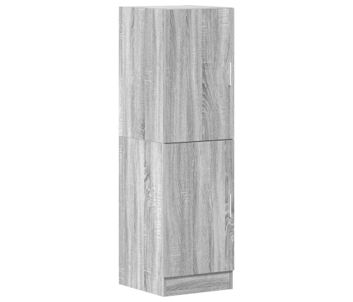 Mueble de cocina madera ingeniería gris Sonoma 38x41,5x131,5 cm