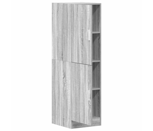 Mueble de cocina madera ingeniería gris Sonoma 38x41,5x131,5 cm