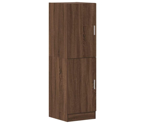 Mueble cocina madera ingeniería roble marrón 38x41,5x131,5 cm