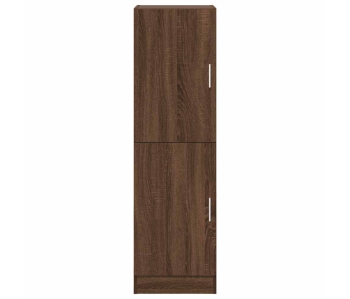 Mueble cocina madera ingeniería roble marrón 38x41,5x131,5 cm