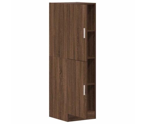 Mueble cocina madera ingeniería roble marrón 38x41,5x131,5 cm