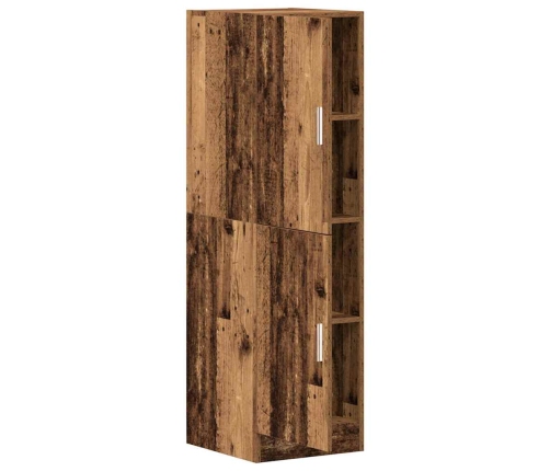 Mueble de cocina madera ingeniería envejecida 38x41,5x131,5 cm