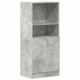 Mueble cocina madera ingeniería gris hormigón 57x41,5x131,5 cm