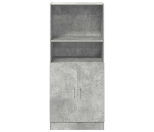 Mueble cocina madera ingeniería gris hormigón 57x41,5x131,5 cm