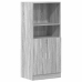 Mueble de cocina madera ingeniería gris sonoma 57x41,5x131,5 cm