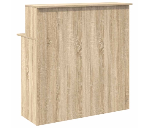 Mostrador de recepción roble sonoma 100x50x103,5 cm