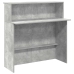 Mostrador de recepción gris hormigón 100x50x103,5 cm