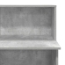 Mostrador de recepción gris hormigón 100x50x103,5 cm