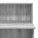 Mostrador de recepción sonoma gris 100x50x103,5 cm