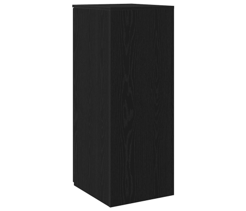 Armario de madera de ingeniería negro 40x45x103,5 cm