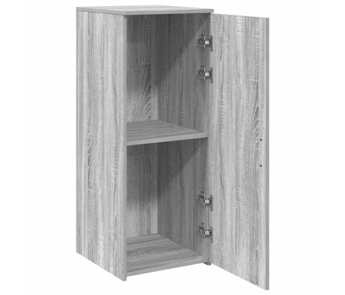 Armario de madera ingeniería gris sonoma 40x45x103,5 cm