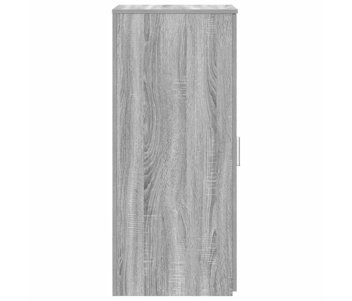 Armario de madera ingeniería gris sonoma 40x45x103,5 cm