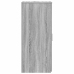 Armario de madera ingeniería gris sonoma 40x45x103,5 cm