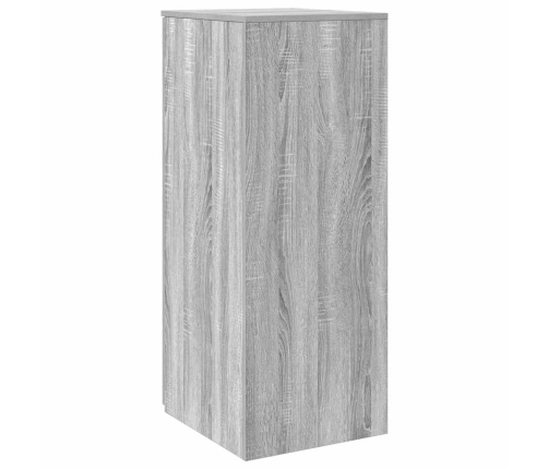 Armario de madera ingeniería gris sonoma 40x45x103,5 cm