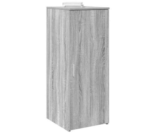 Armario de madera ingeniería gris sonoma 40x45x103,5 cm