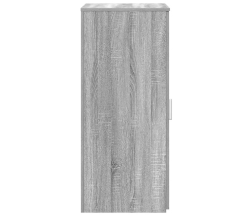 Armario de madera ingeniería gris sonoma 50x45x103,5 cm