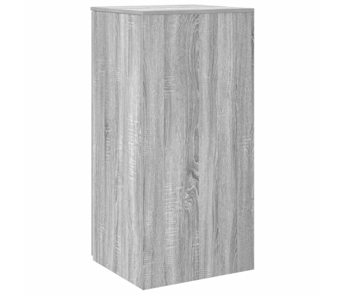 Armario de madera ingeniería gris sonoma 50x45x103,5 cm