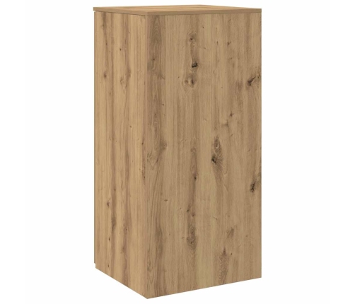 Mueble almacenaje madera ingeniería roble artisan 50x45x103,5cm