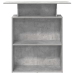 Mostrador de recepción gris hormigón 100x40x104 cm