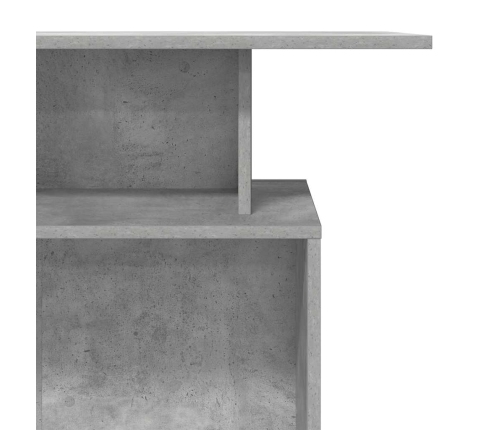 Mostrador de recepción gris hormigón 100x40x104 cm