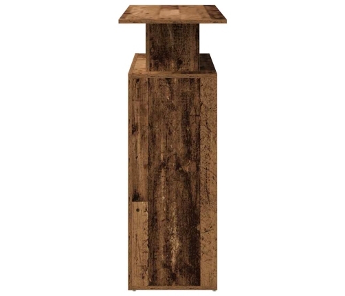 Mostrador de recepción madera antigua 100x40x104 cm