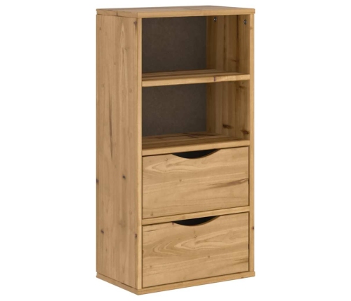 Mueble auxiliar con cajones ODDA 40x24x79 cm madera maciza pino