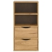 Mueble auxiliar con cajones ODDA 40x24x79 cm madera maciza pino