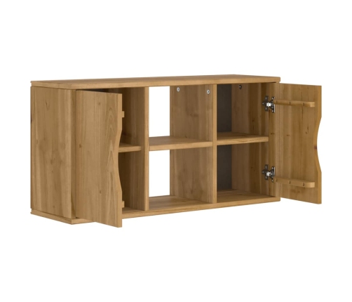 Mueble de TV ODDA madera maciza de pino 79x24x40,5 cm