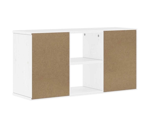 Mueble de TV ODDA madera maciza de pino blanco 79x24x40,5 cm