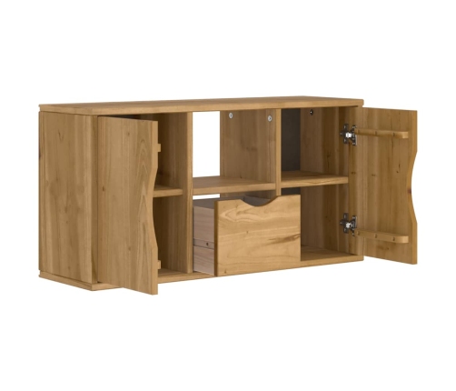 Mueble para TV con cajón ODDA 79x24x40,5 cm madera pino maciza