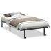 Estructura de cama sin colchón plegable negro acero 100x190 cm