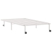 Estructura de cama sin colchón plegable blanco acero 107x203 cm