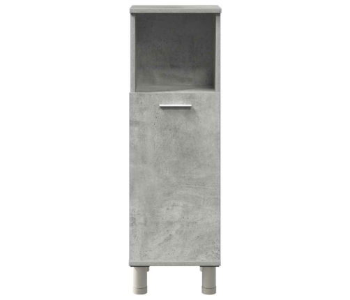 Juego muebles de baño 4 pzas madera contrachapada gris hormigón