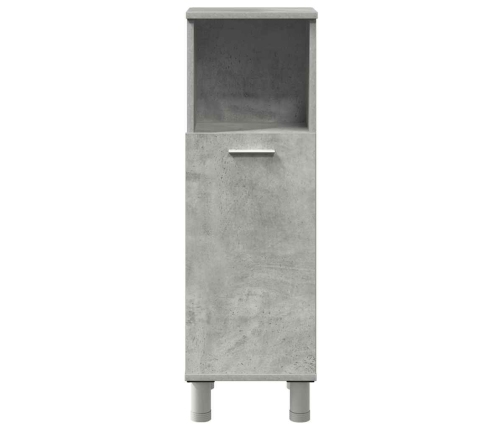 Set muebles de baño 2 piezas madera contrachapada gris hormigón