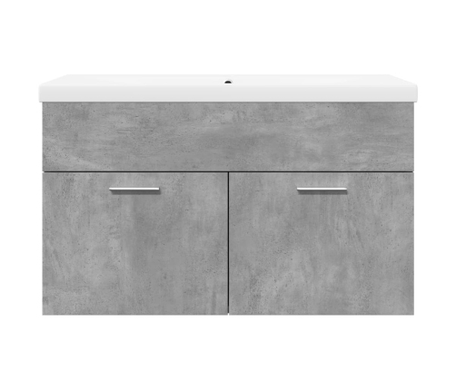 Mueble de baño con lavabo integrado gris hormigón