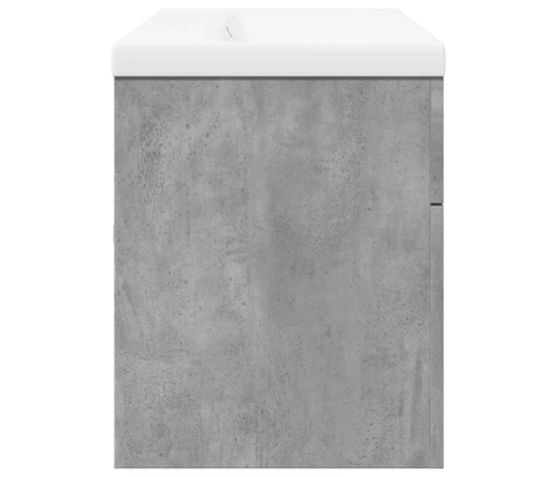 Mueble de baño con lavabo integrado gris hormigón