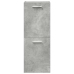 Juego muebles de baño 4 pzas madera contrachapada gris hormigón