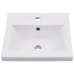 Set muebles de baño 5 piezas madera ingeniería gris hormigón