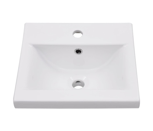 Set muebles de baño 5 piezas madera ingeniería gris hormigón