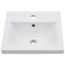 Set muebles de baño 5 piezas madera ingeniería gris hormigón