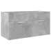Set muebles de baño 5 piezas madera ingeniería gris hormigón