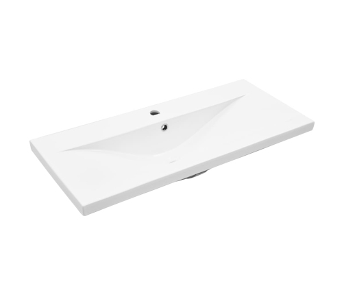 Set muebles de baño 5 piezas madera ingeniería gris hormigón